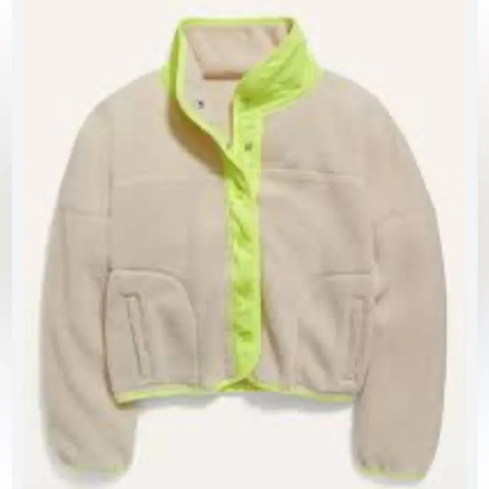 Old Navy Active Neon Cozy Sherpa Girl Sweater Size L (10-12)